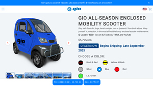 GIO - All-Season Enclosed Mobility Scooter