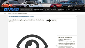 GM - Mini Electric Pickup Concept