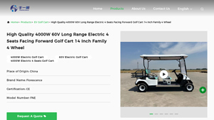 Florescenc - High Quality 4000W 60V Electric Golf Cart