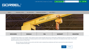 Gorbel - High-Quality I-Beam Jib Cranes