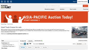 GovPlanet - Truck Cranes for Sale