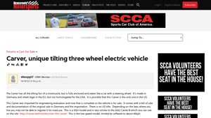 Carver - Unique Tilting Three-Wheel Electric Vehicle