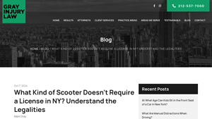Gray Injury Law - Electric Scooter Regulations