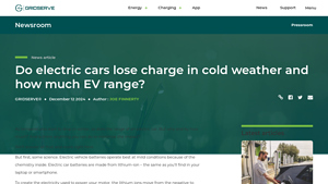 GRIDSERVE - Electric Vehicle Range Insights