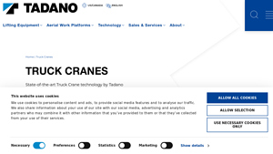 Tadano - Truck Cranes