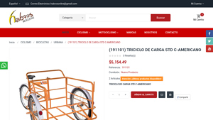 Habros Bicicletas - Triciclo de Carga STD C-Americano