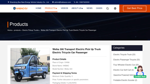 HAIBAO - Weika 300 Electric Pick Up Truck