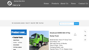 Haiming - Howo 371 Dump Truck