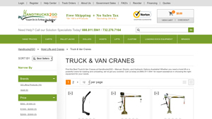 Hand Trucks 2 Go - Truck & Van Cranes
