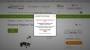 Handtrucks2Go - Motorized Electric Powered Platform Cart