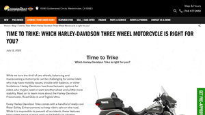 Harley-Davidson - Three-Wheel Motorcycle Options