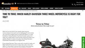 Harley-Davidson - Three-Wheel Motorcycles