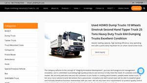 HOWO - 10 Wheels Dump Truck 25 Tons