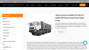 Sinotruk - 18cbm 6*4 Heavy Duty Dump Tipper Truck