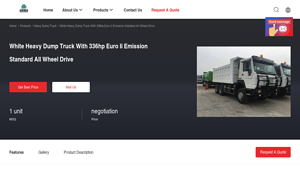 Sinotruk HOWO - White Heavy Dump Truck