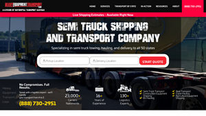 Heavy Equipment Transport - Semi Truck Towing & Delivery