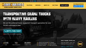 Heavy Haulers - Crane Truck Transport Services