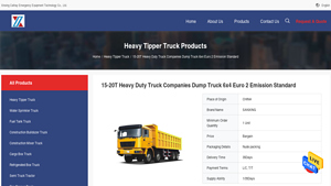 SANXING - 15-20T Heavy Duty Dump Truck