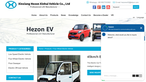 Hezonev - 45km/h Electric Car for Elderly