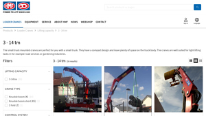 HMF Cranes - Loader Cranes 3-14 tm