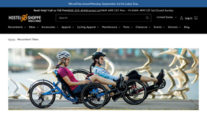 Hostel Shoppe - Recumbent Trikes Collection
