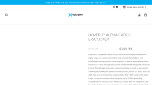 Hover-1 - Alpha Cargo E-Scooter