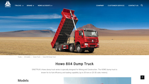SINOTRUK - Howo 8X4 Dump Truck