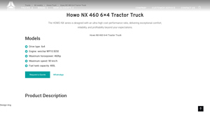 Howo - NX 460 6×4 Tractor Truck