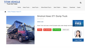 Sinotruk - Howo 371 Dump Truck