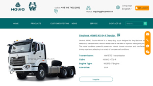 Sinotruk - HOWO NX 6×4 Tractor