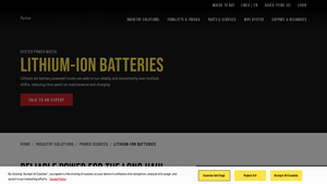 Hyster - Lithium-Ion Powered Trucks