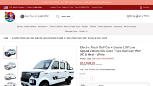Electric Truck - 4 Seater Golf Car
