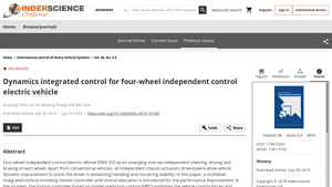 Inderscience - FWIC-EV Technology