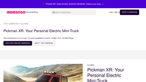 Pickman XR - Personal Electric Mini-Truck