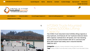 Industrial Man Lifts - HT25KX Truck-Mounted Crane