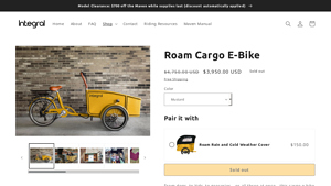 Integral Electrics - Roam Cargo E-Bike