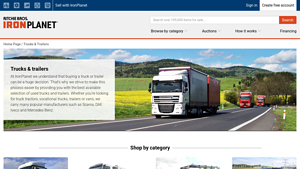 IronPlanet - Trucks and Trailers