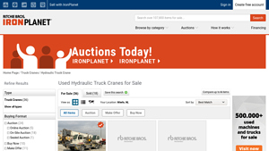 Hydraulic Truck Cranes - Various Makes Available