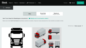 iStock - Semi Truck Head On Images