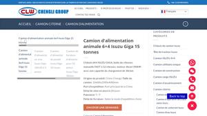 Isuzu - Camion d'alimentation animale 6x4 Giga