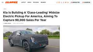 Kia - Midsize Electric Pickup Truck