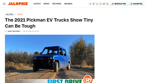 Pickman EV Trucks - All-Electric Utility Pickup