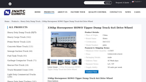 Howo - 336hp 6x4 Tipper Dump Truck