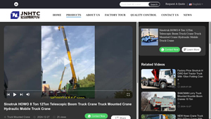 Sinotruk - HOWO Telescopic Boom Truck Crane