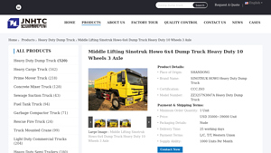 SINOTRUK HOWO - Middle Lifting 6x4 Dump Truck