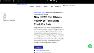 HOWO - 400HP 25 Tons Dump Truck