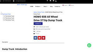 HOWO - 8X8 All Wheel Drive Dump Truck