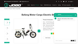 Jobo Bikes - Bafang Motor Cargo Electric Bike