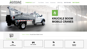 JOMAC - Knuckle Boom Cranes