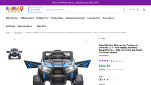 Tobbi - 12V Kids Ride-on Car UTV Truck
